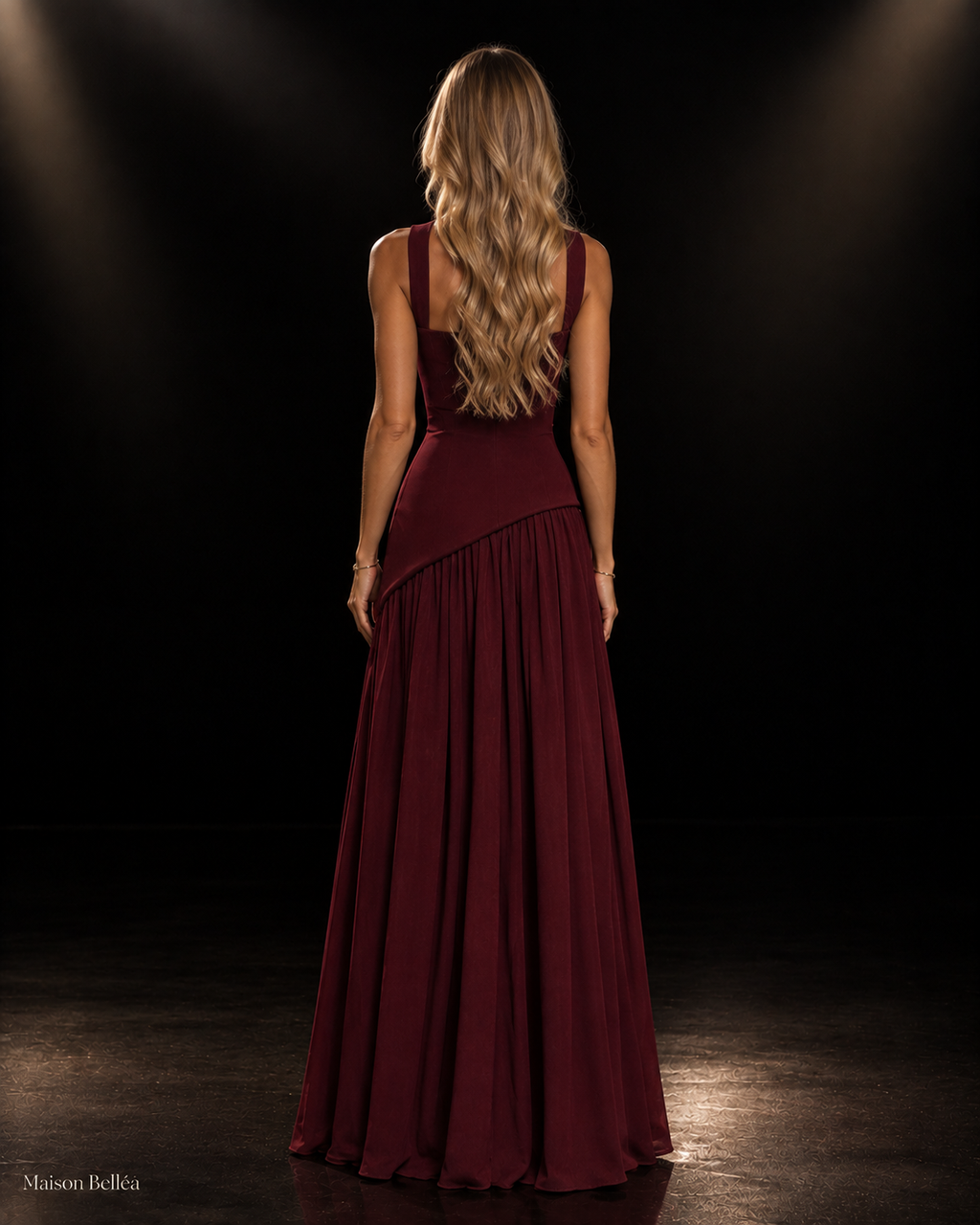 Robe Maxi Encolure Carrée