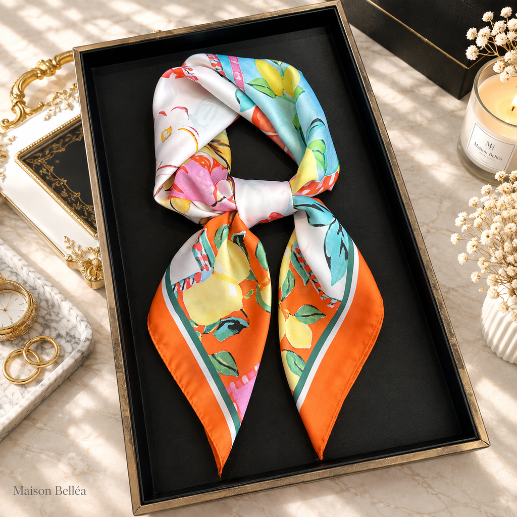 Foulard Satiné Bohème