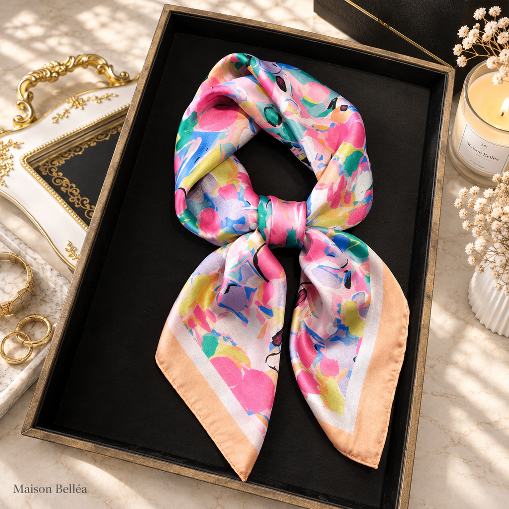 Foulard Satiné Bohème