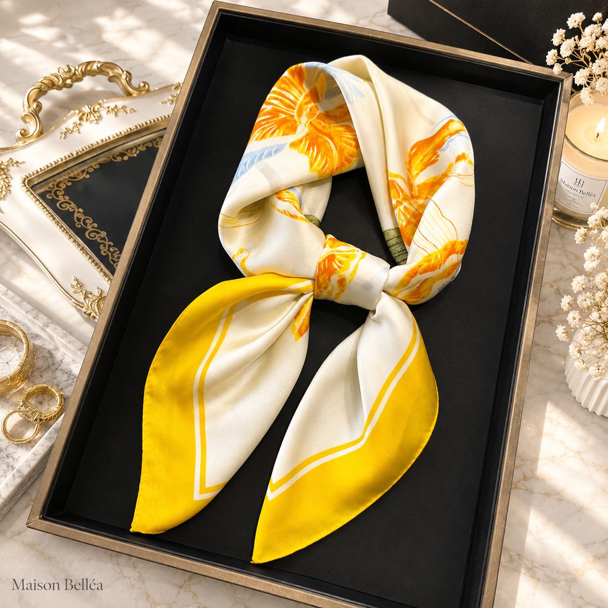 Foulard Satiné Bohème