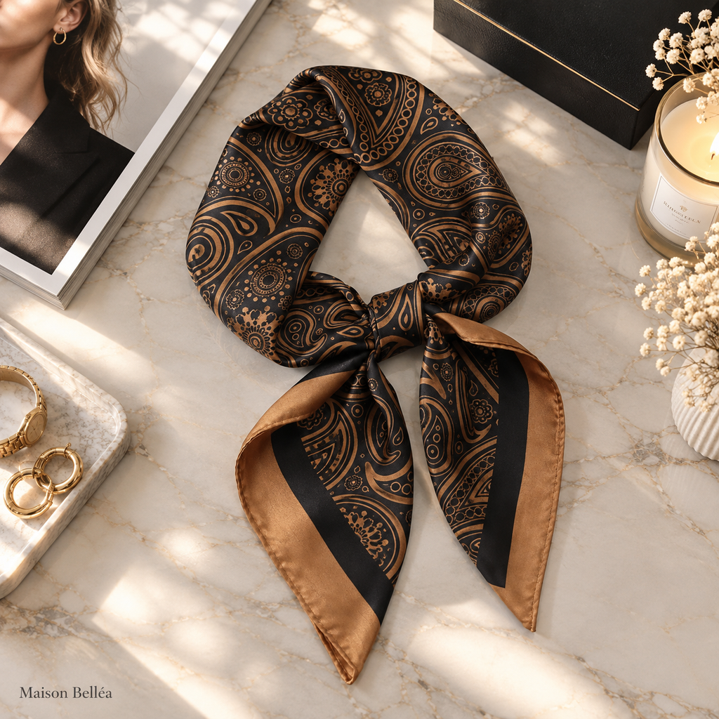 Foulard Satiné Bohème