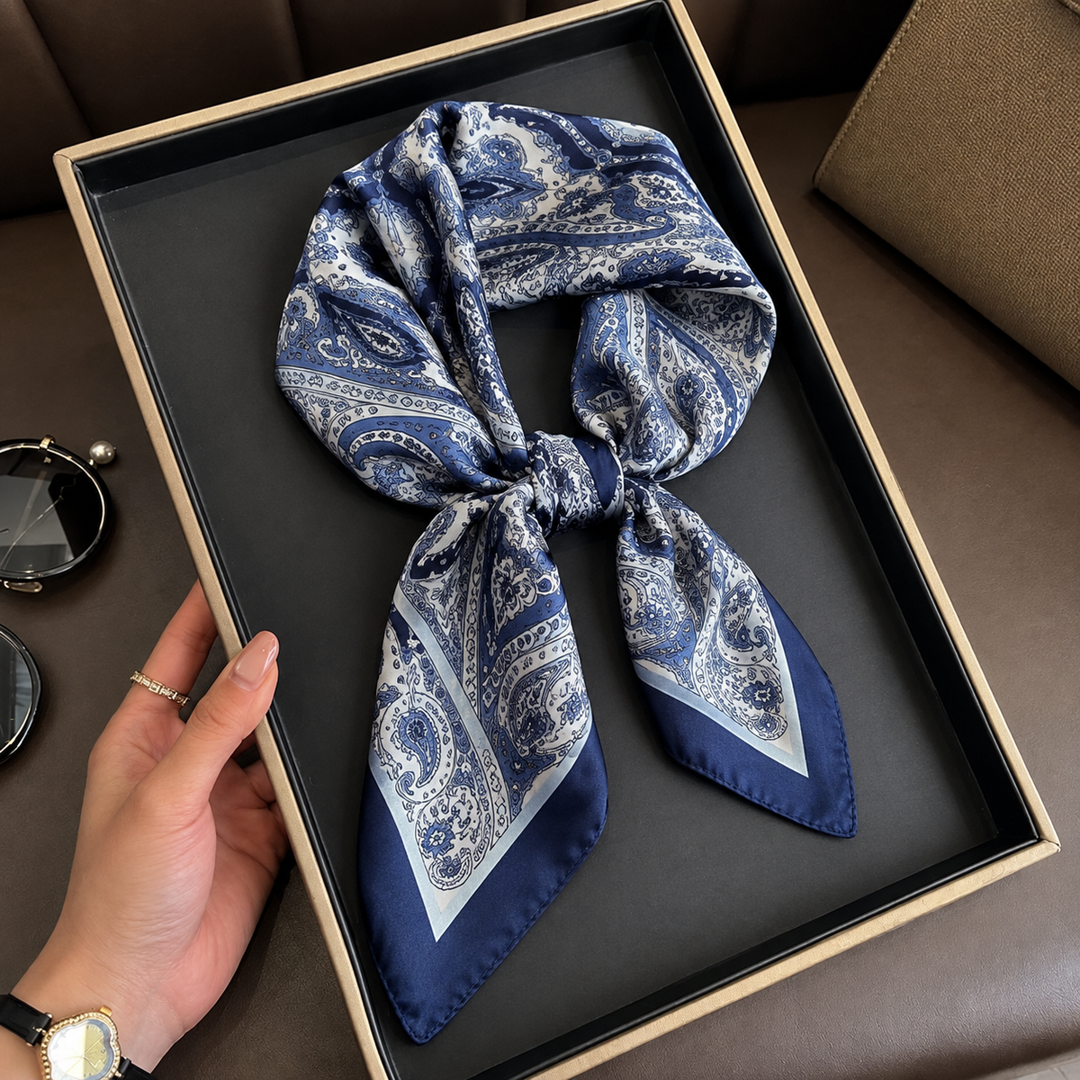 Foulard Satiné Bohème