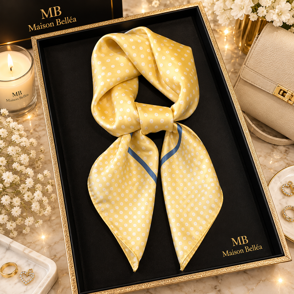 Foulard Satiné Bohème