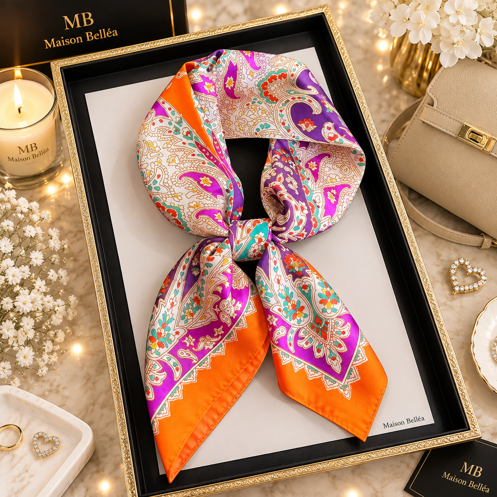 Foulard Satiné Bohème