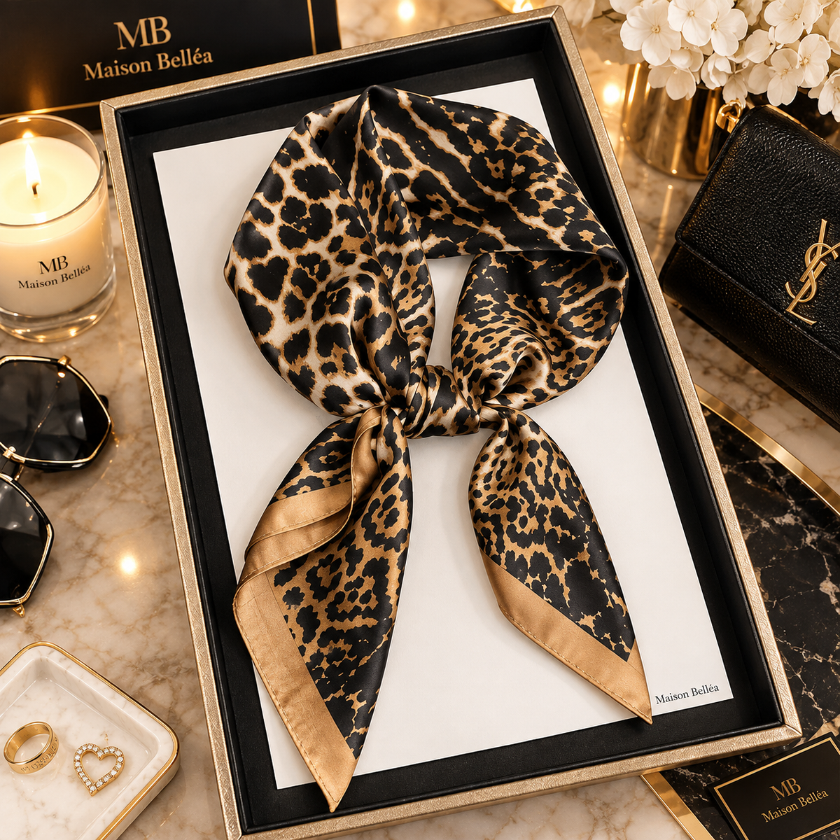 Foulard Satiné Bohème