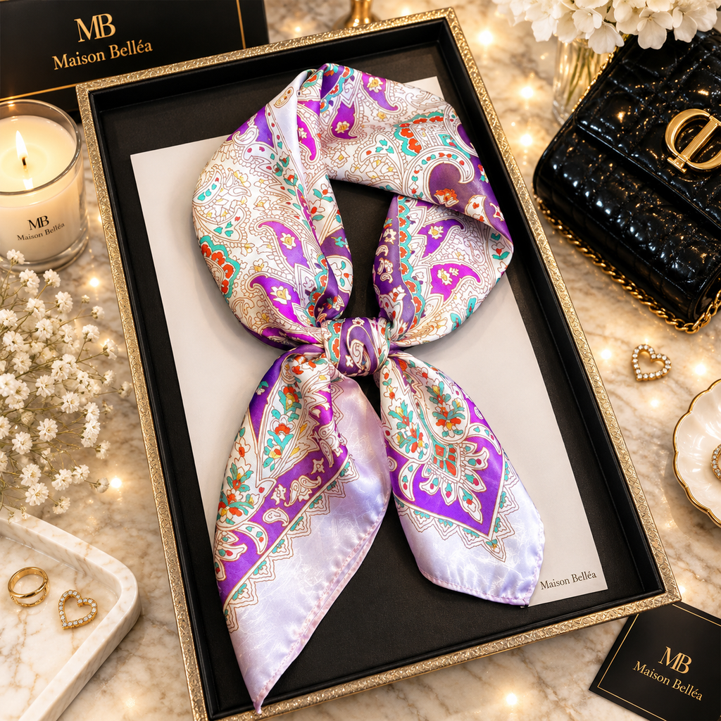 Foulard Satiné Bohème