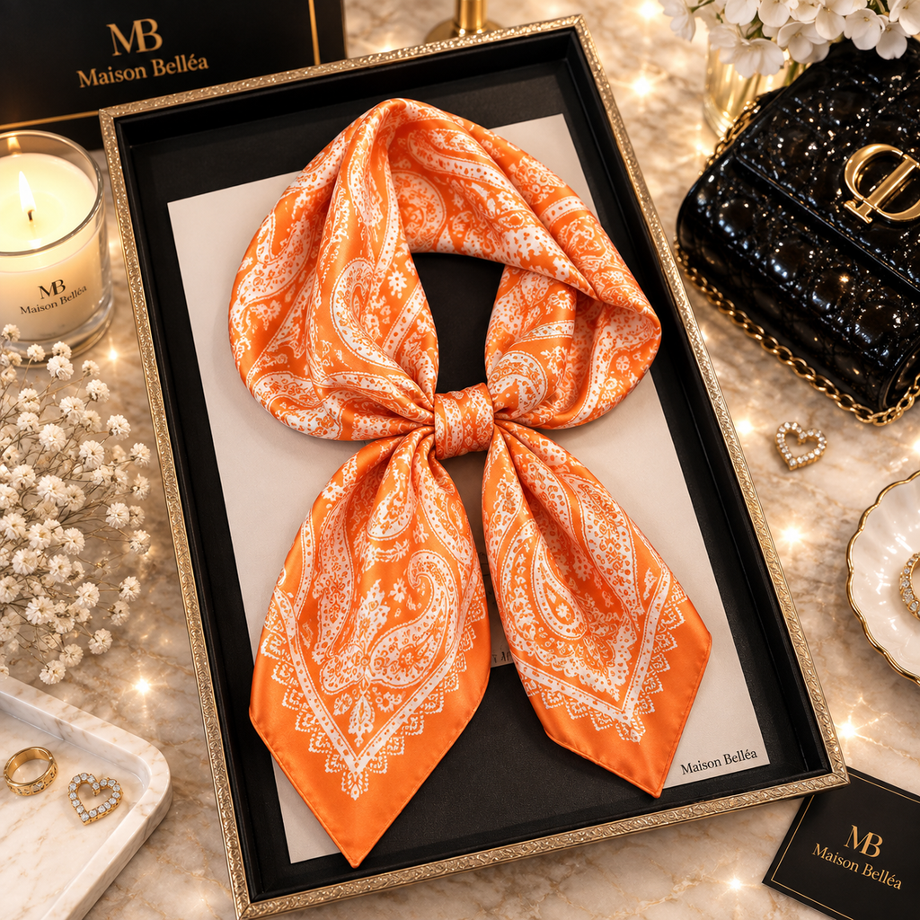 Foulard Satiné Bohème