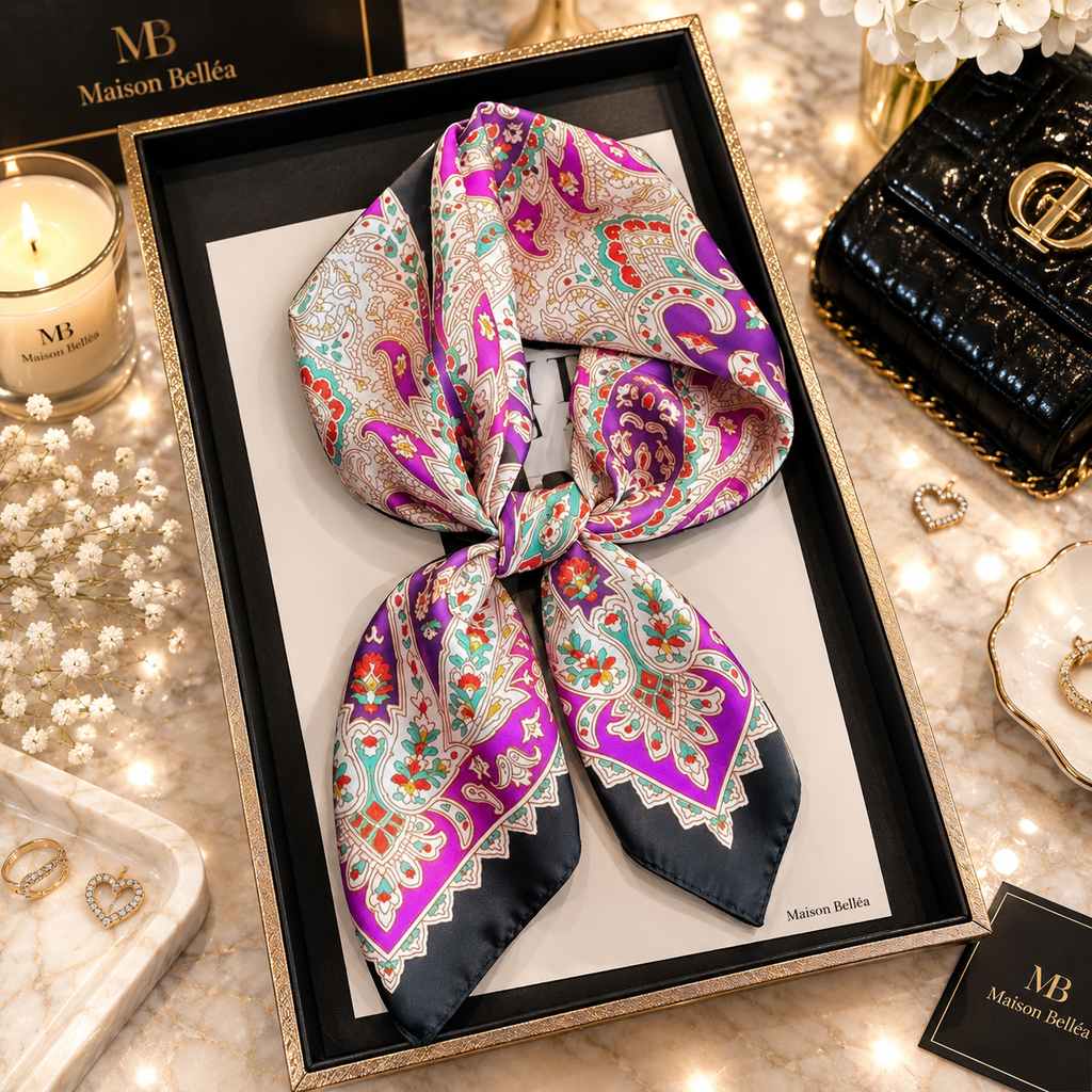 Foulard Satiné Bohème