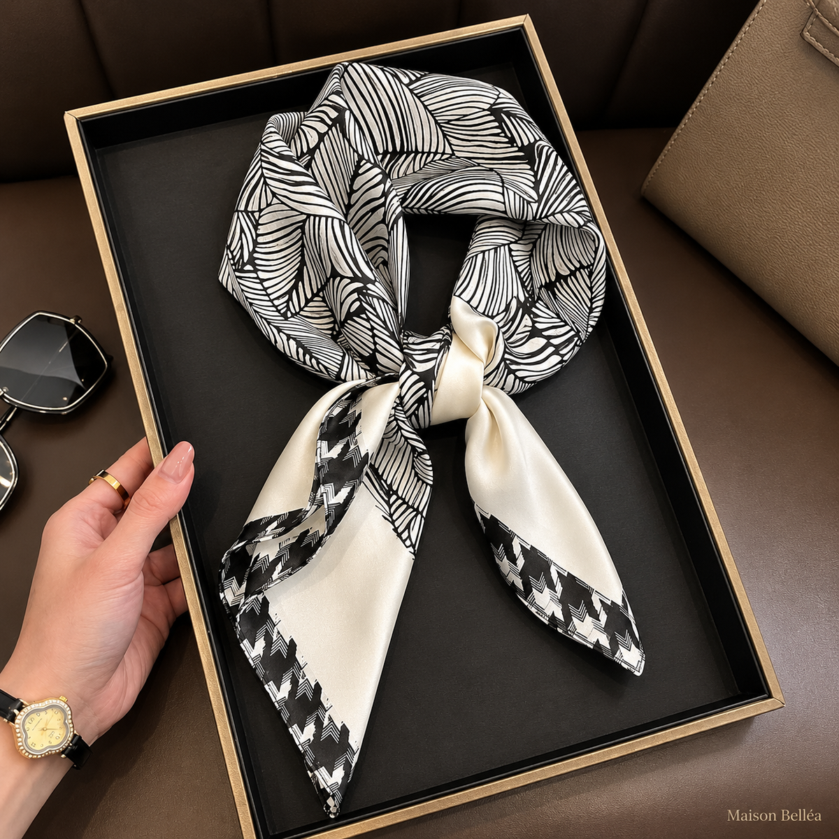 Foulard Satiné Bohème