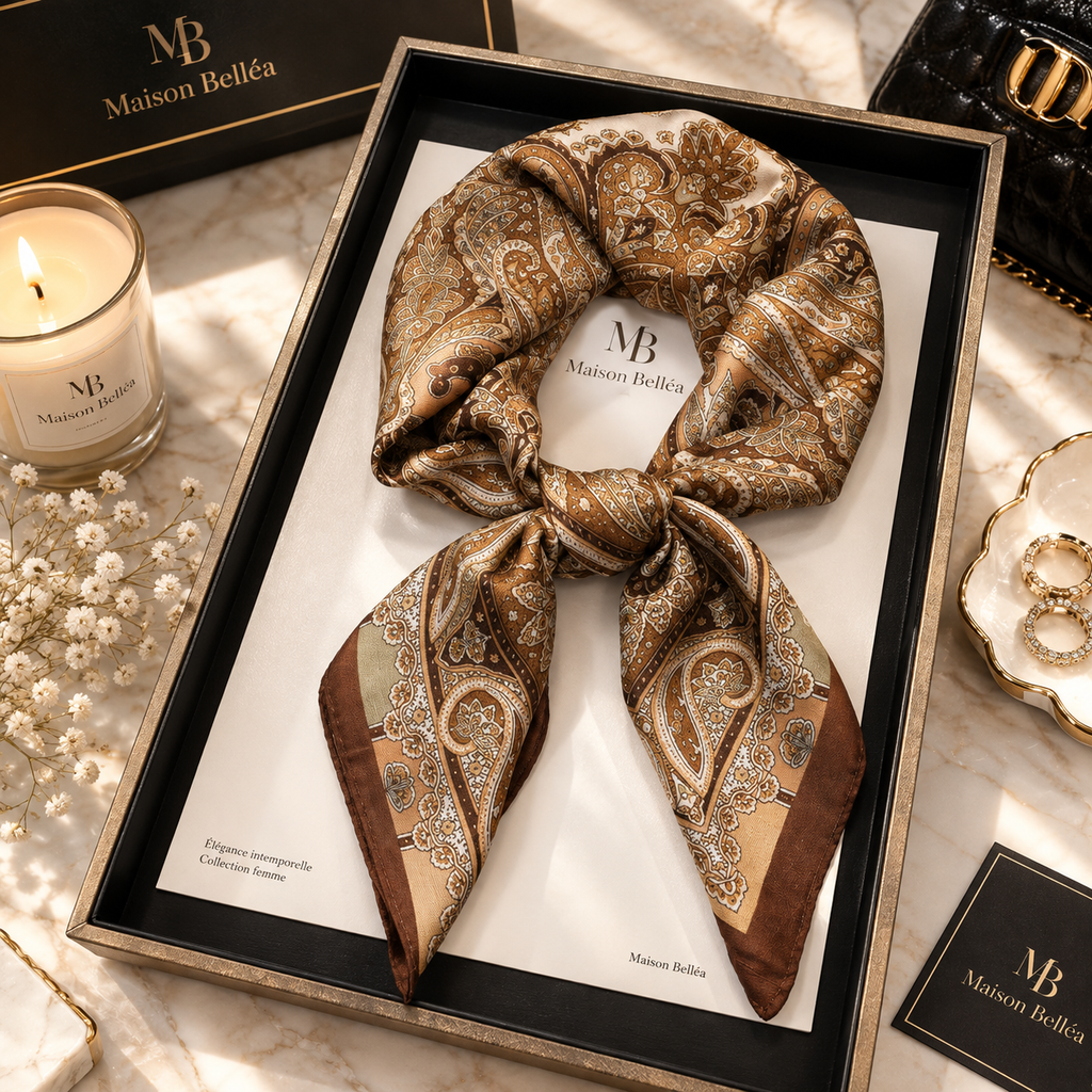 Foulard Satiné Bohème