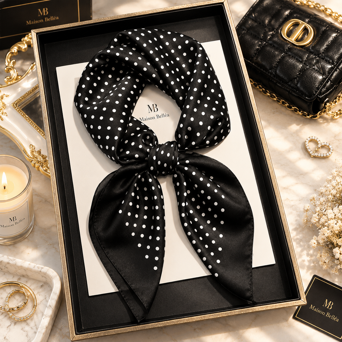 Foulard Satiné Bohème