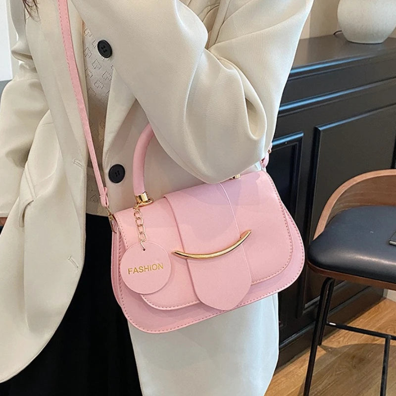 Sac Bandoulière Rétro en Simili Cuir