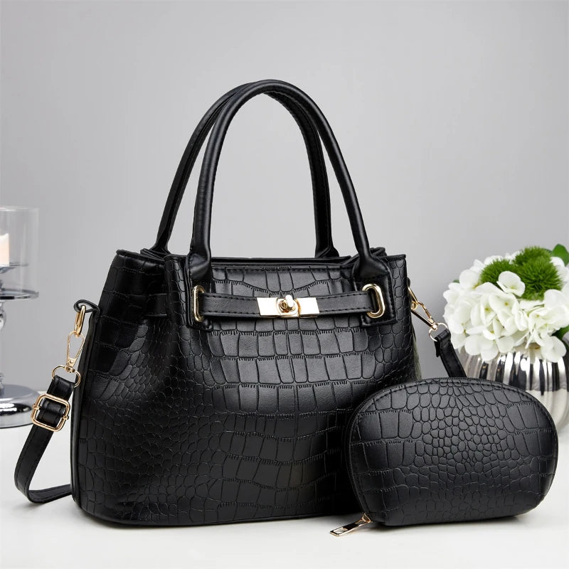 Sac À Main Motif Crocodile