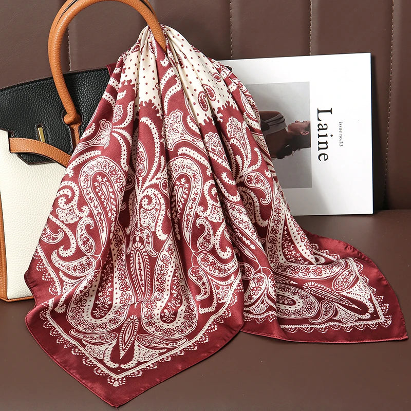 Foulard Satiné Bohème
