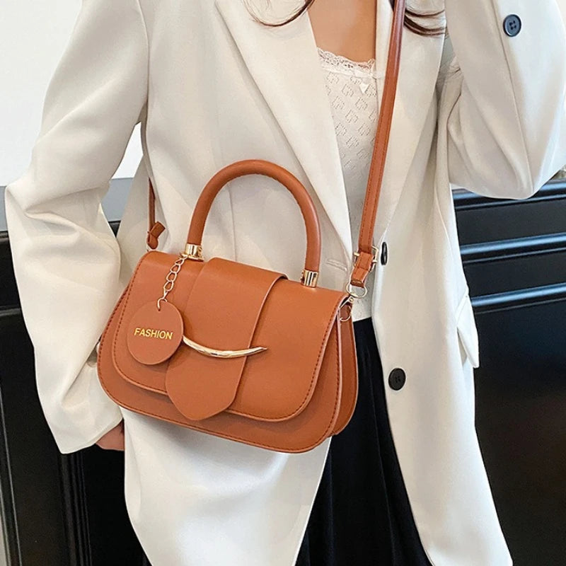 Sac Bandoulière Rétro en Simili Cuir