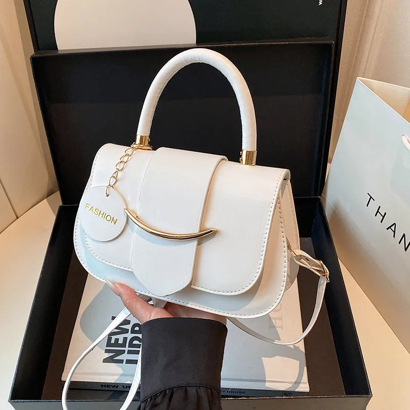Sac Bandoulière Rétro en Simili Cuir