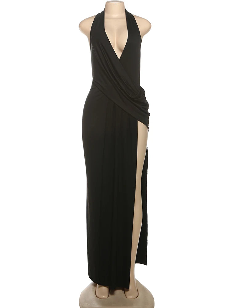 Robe Dos Nu Fente Haute