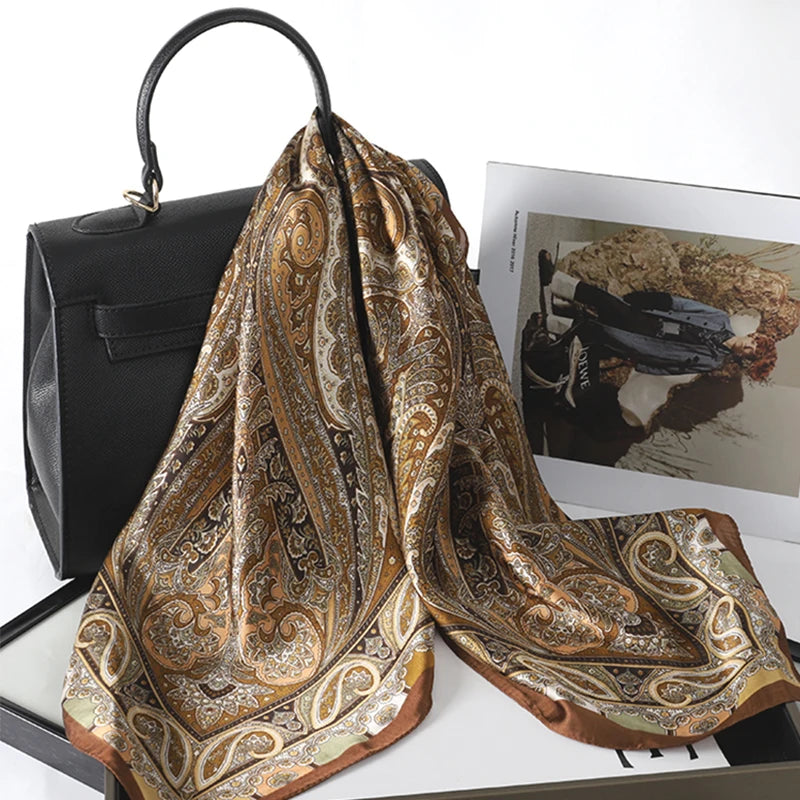 Foulard Satiné Bohème