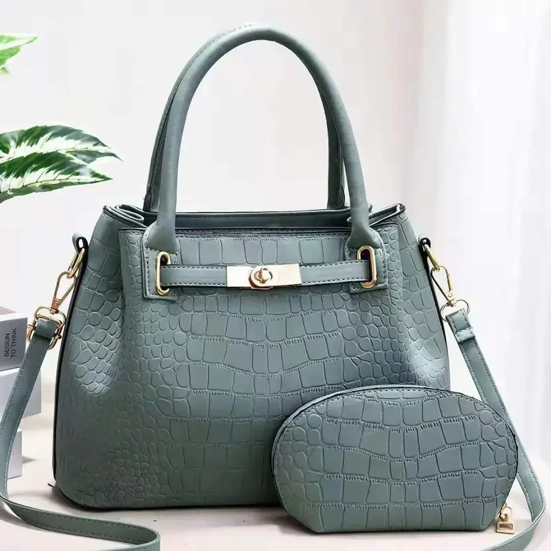 Sac À Main Motif Crocodile