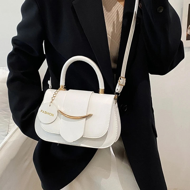 Sac Bandoulière Rétro en Simili Cuir