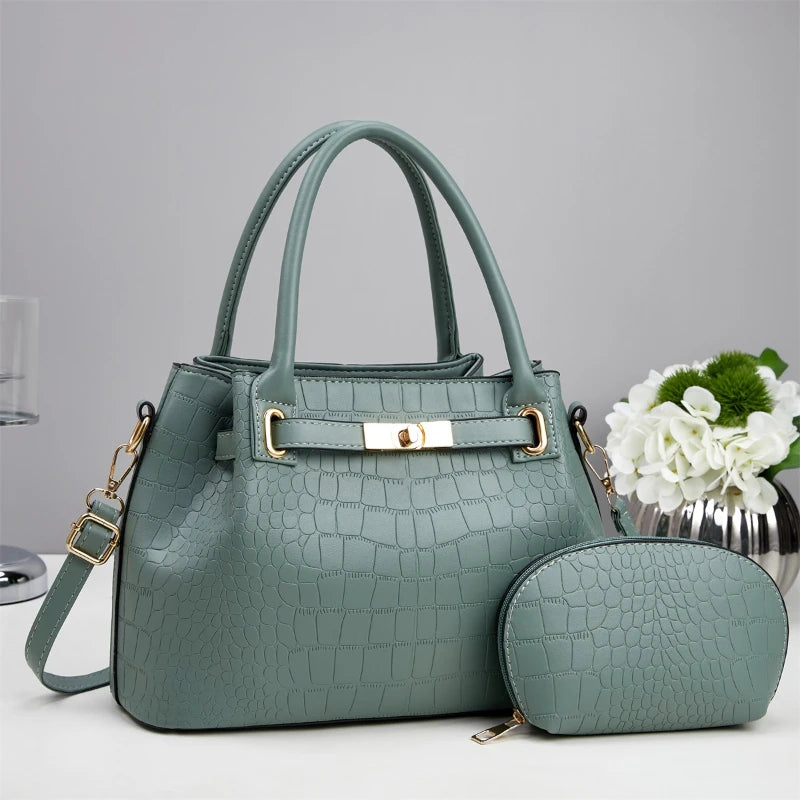 Sac À Main Motif Crocodile
