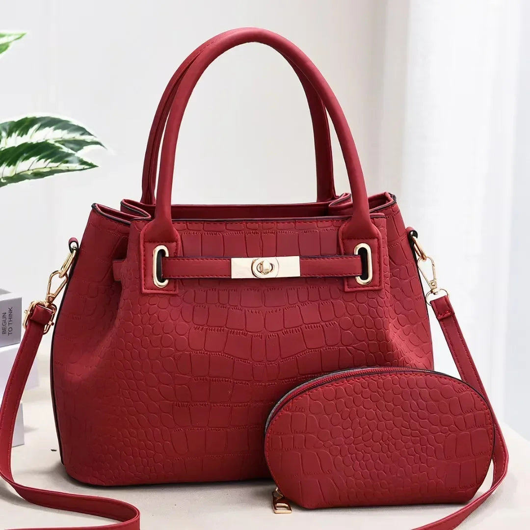 Sac À Main Motif Crocodile
