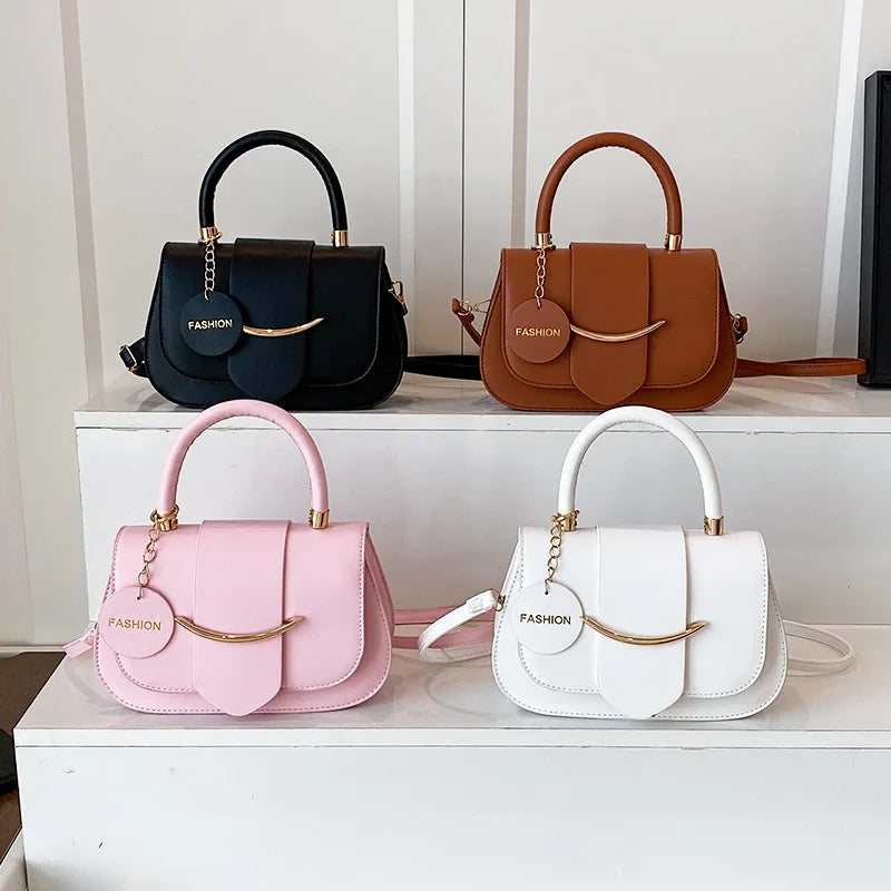 Sac Bandoulière Rétro en Simili Cuir