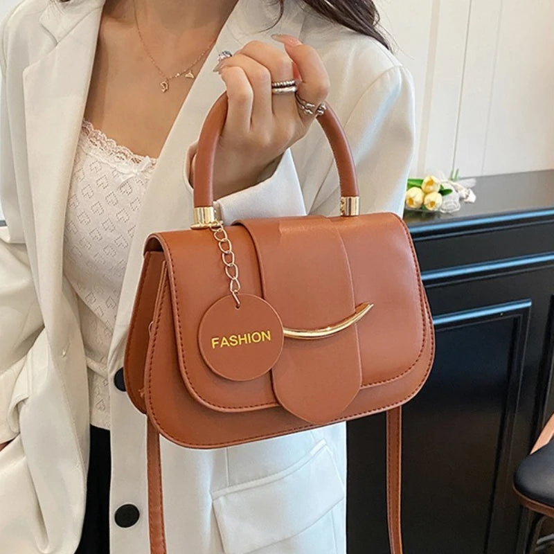 Sac Bandoulière Rétro en Simili Cuir
