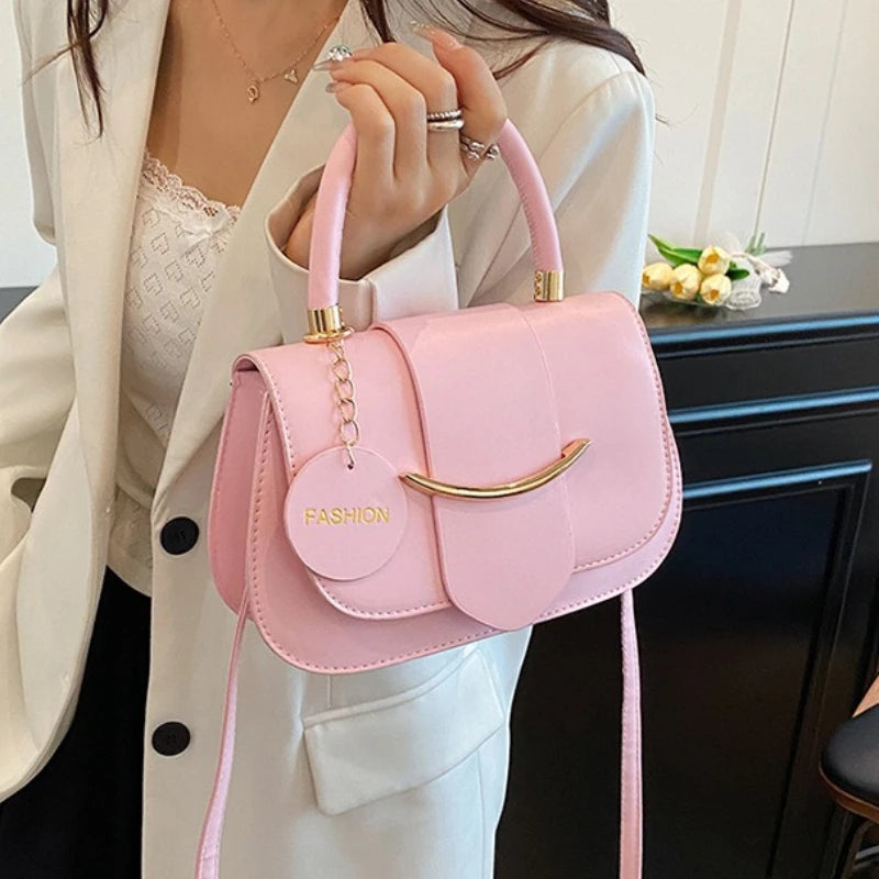 Sac Bandoulière Rétro en Simili Cuir